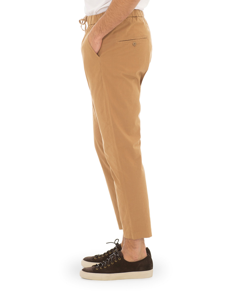 Herr | Byxor | Barena | Arenga Cotton Drawstring Trousers Khaki