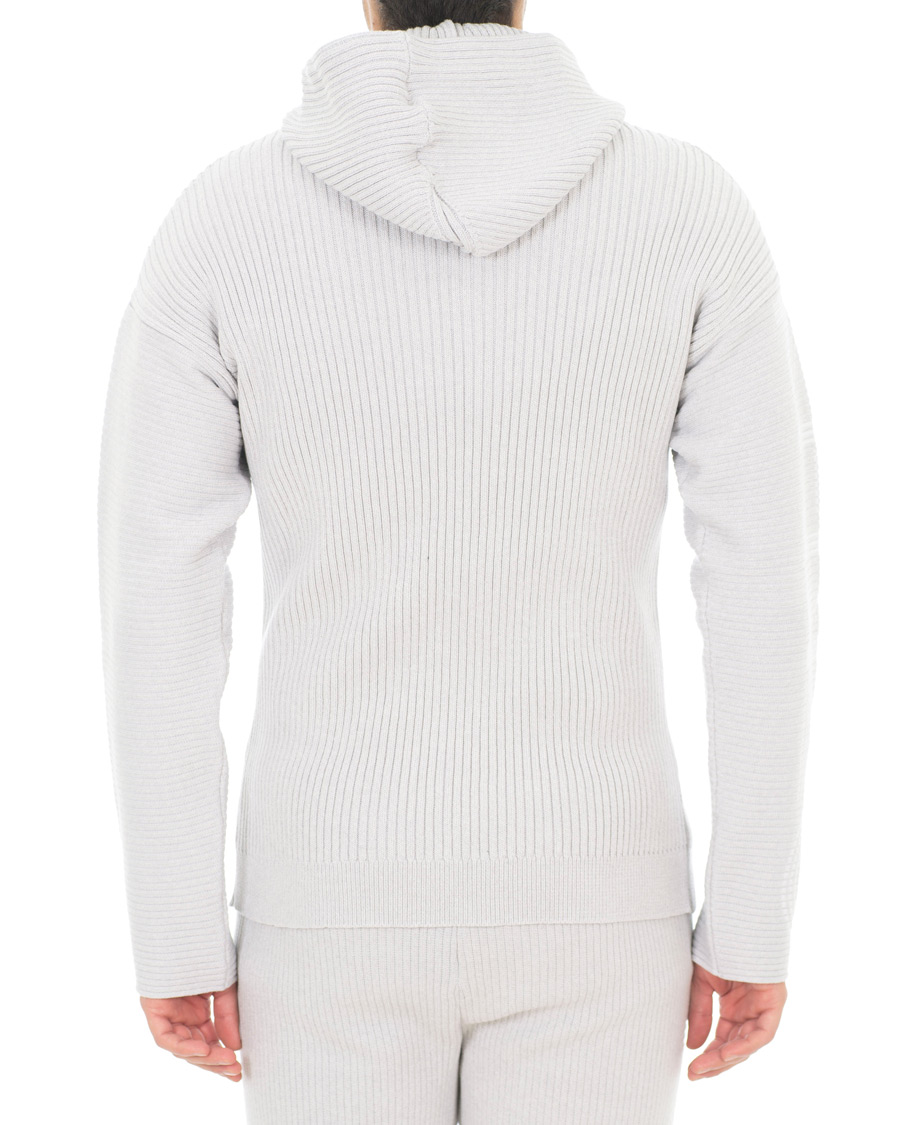 Herr | Tröjor | KENZO | Knitted Hoodie Grey Melange