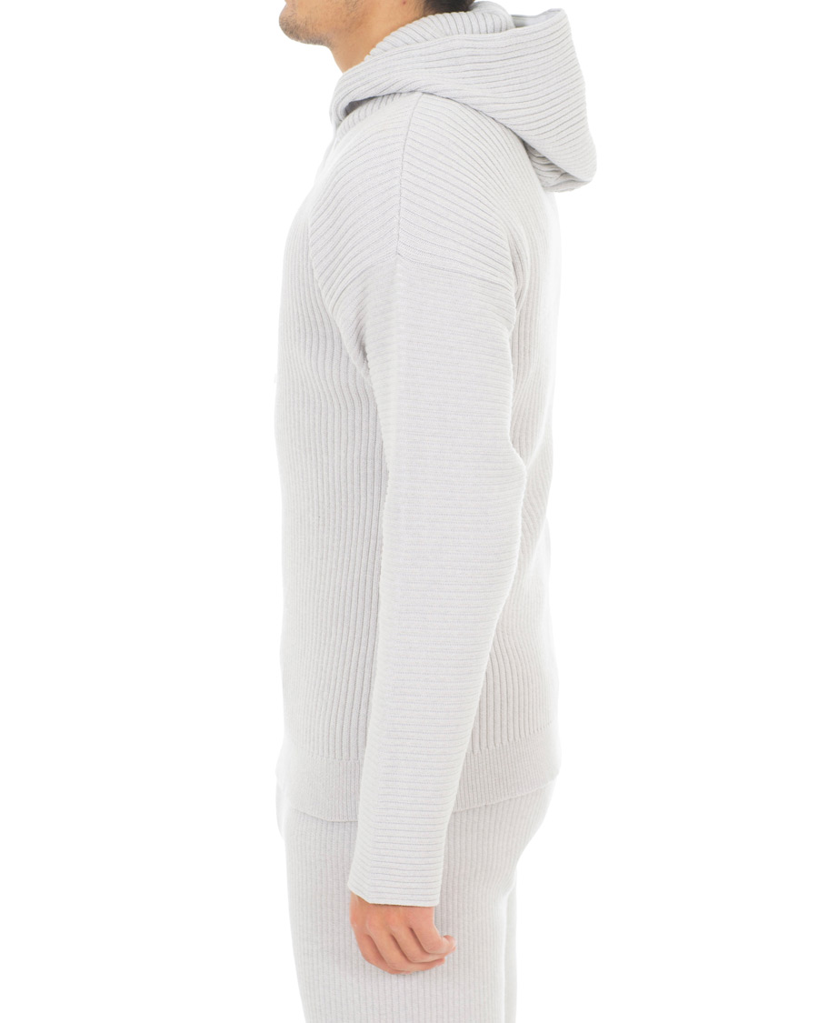 Herr | Tröjor | KENZO | Knitted Hoodie Grey Melange
