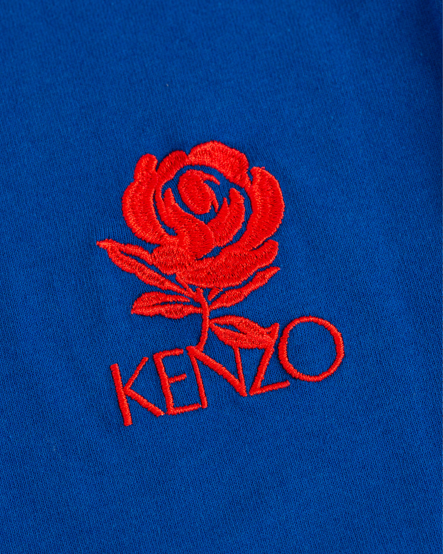 Herr | T-Shirts | KENZO | Rose Crest T-shirt Blue