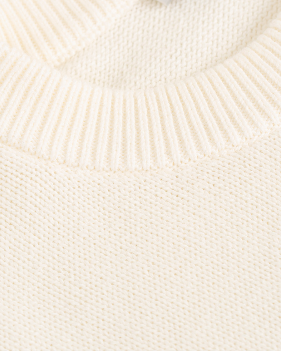 Herr | Tröjor | KENZO | Jumping Bamboo Tiger Knitted Crew Neck White