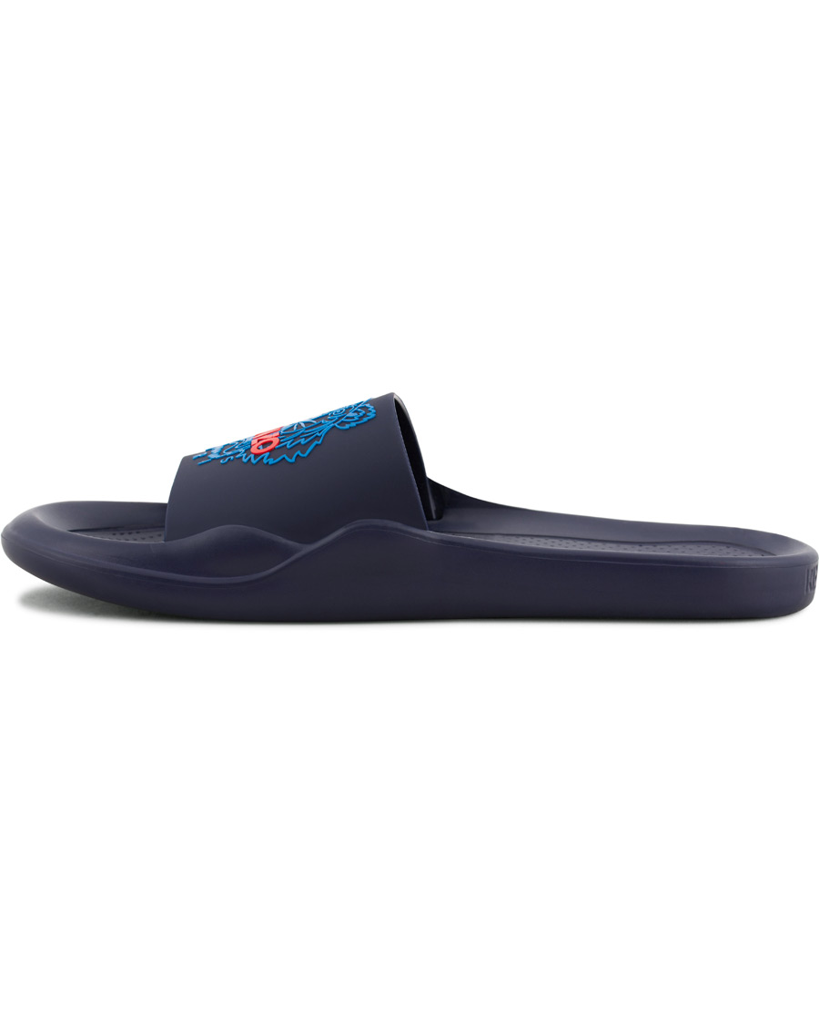 Herr | Kenzo Canvas Tiger Slip-on Sandal Navy | KENZO | Canvas Tiger Slip-on Sandal Navy