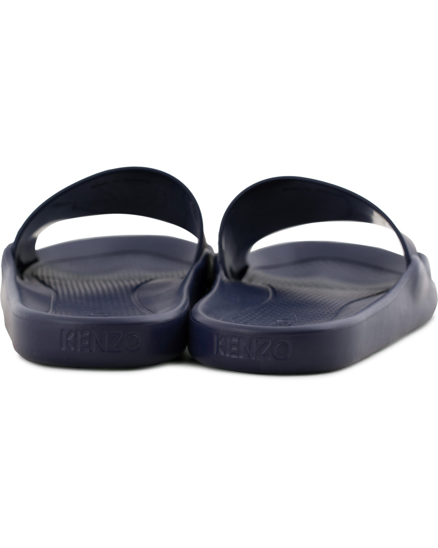 Herr | Kenzo Canvas Tiger Slip-on Sandal Navy | KENZO | Canvas Tiger Slip-on Sandal Navy