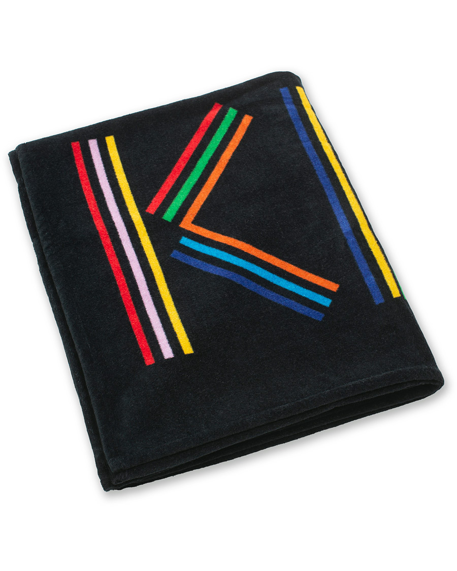 Herr | Badbyxor | KENZO | Logo Beach Towel 100x170cm Black