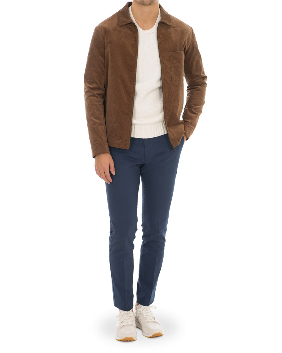 Herr | Byxor | NN07 | Theo 1178 Stretch Chinos True Blue
