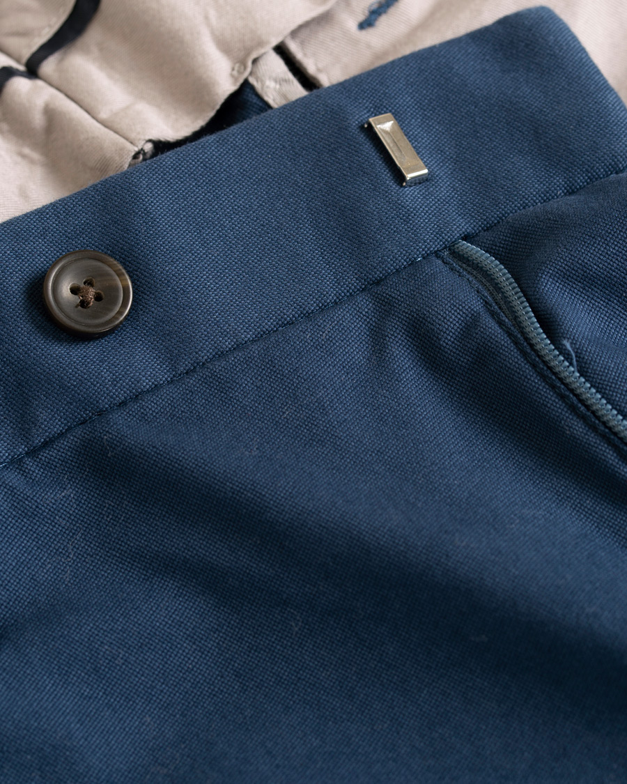 Herr | Byxor | NN07 | Theo 1178 Stretch Chinos True Blue