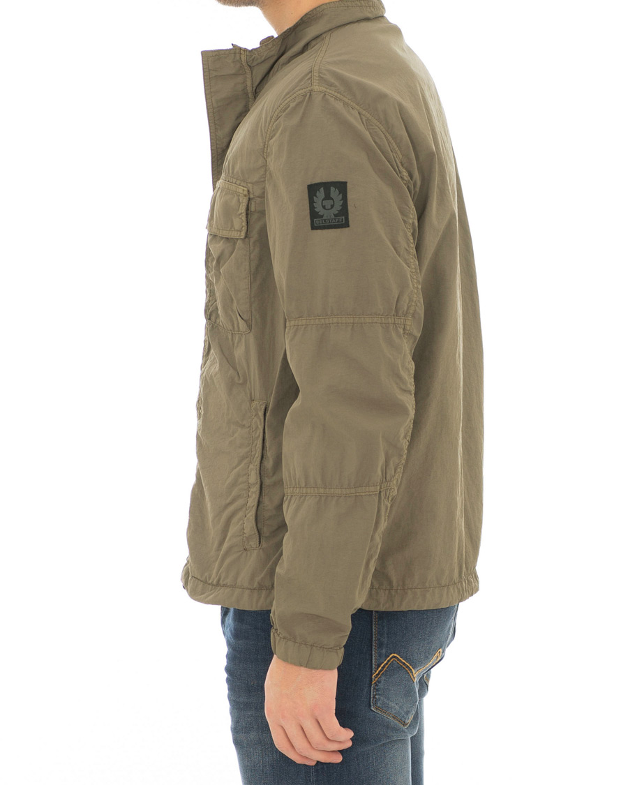 Herr | Jackor | Belstaff | Erwin Garment Dyed Shirt Jacket Bronze Oak