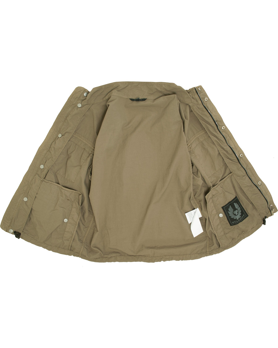 Herr | Jackor | Belstaff | Erwin Garment Dyed Shirt Jacket Bronze Oak