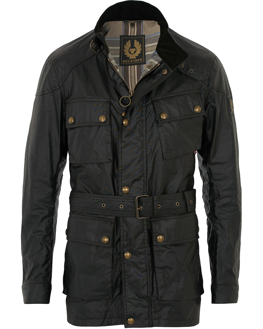 Herr | Jackor | Belstaff | Trialmaster Waxed Jacket Mahogany Brown