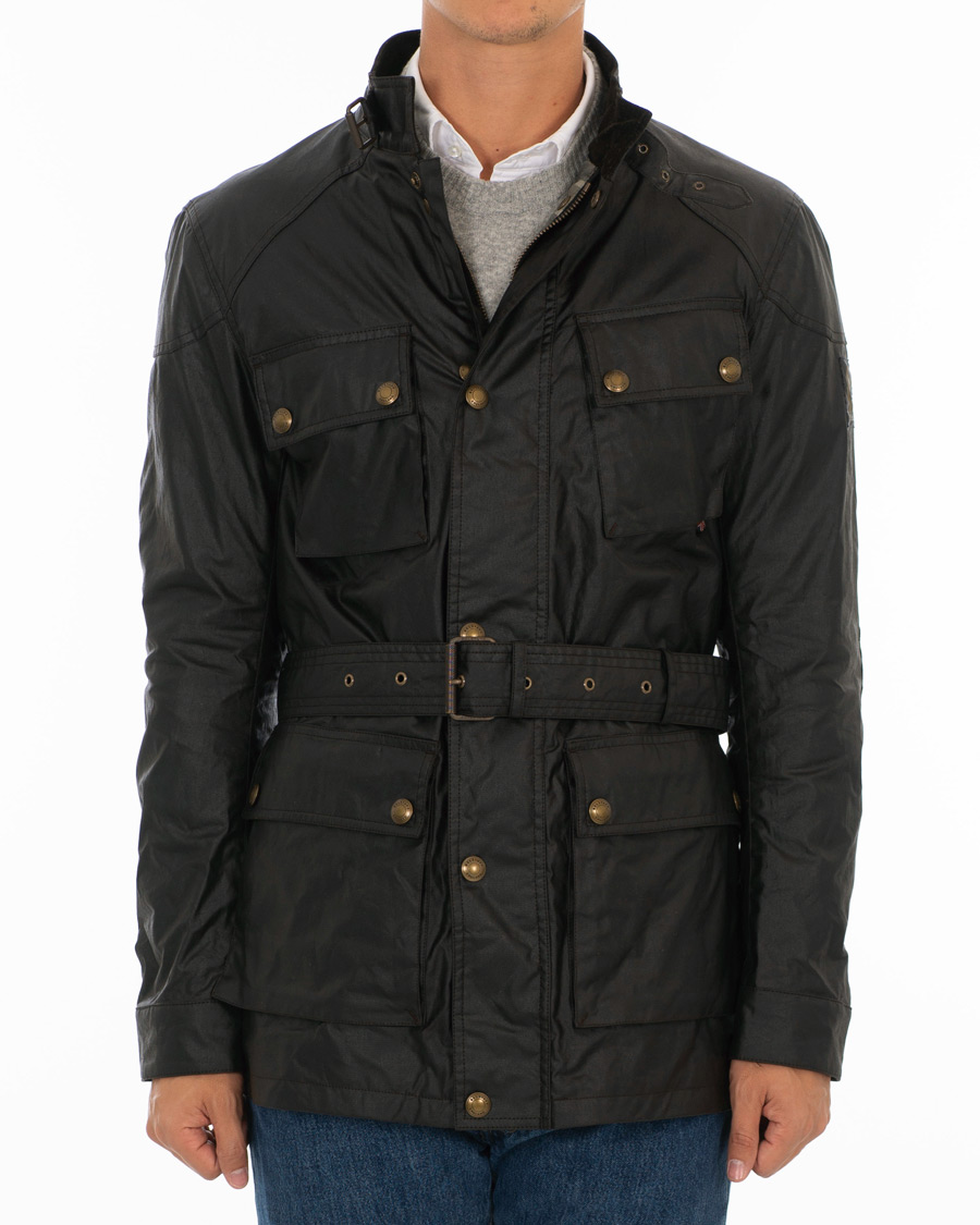 Herr | Jackor | Belstaff | Trialmaster Waxed Jacket Mahogany Brown