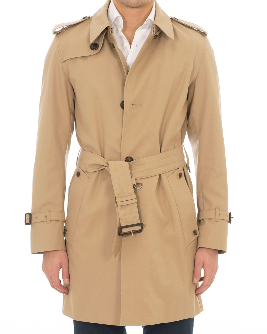 Herr | Jackor | Aquascutum | Corby Single Breasted Trenchcoat Camel