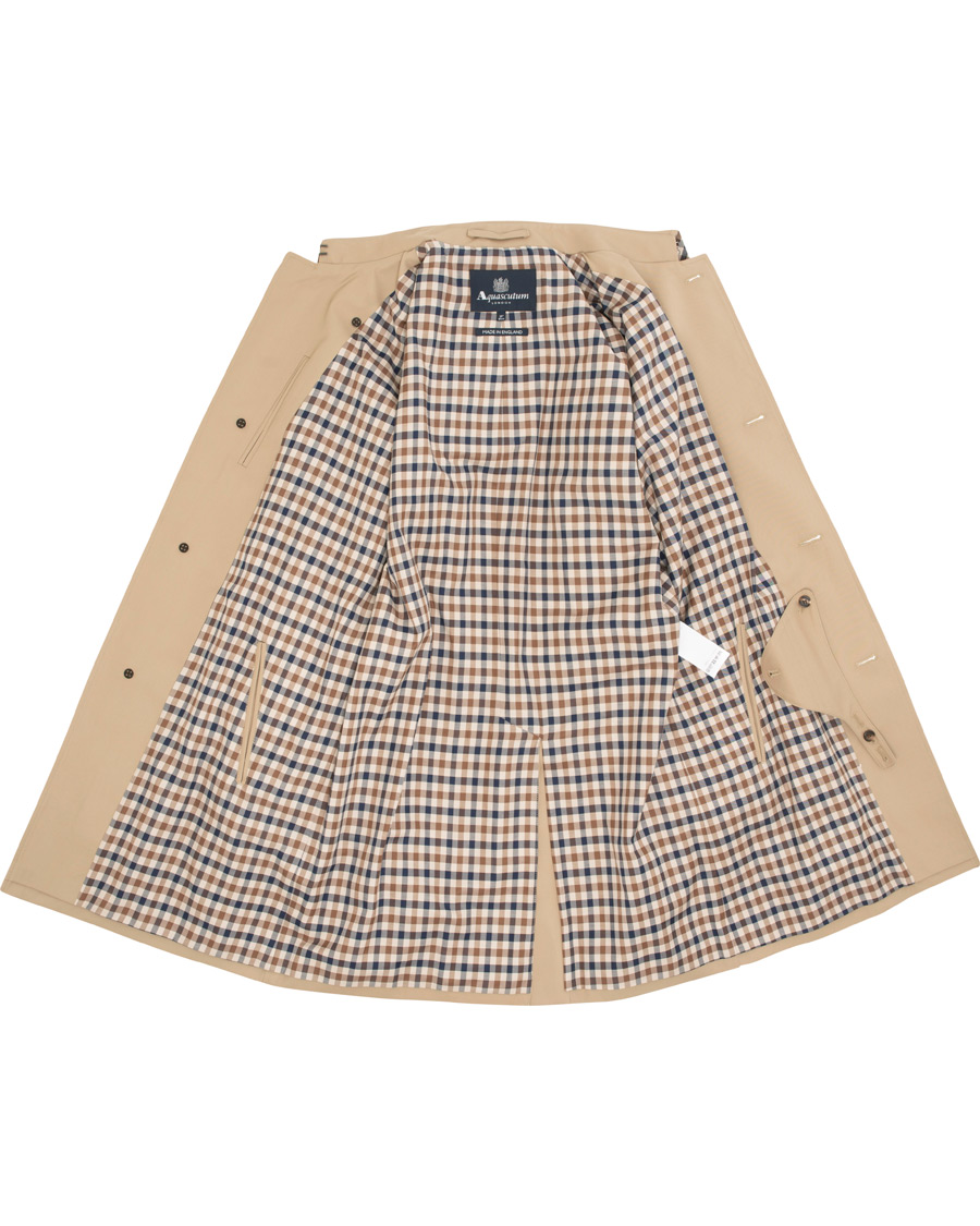 Herr | Jackor | Aquascutum | Corby Single Breasted Trenchcoat Camel