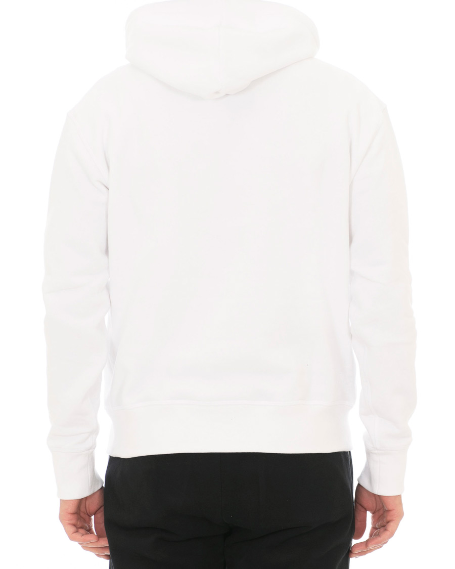 Herr | Tröjor | Ralph Lauren Purple Label | Standing Horse Hoodie Optic White