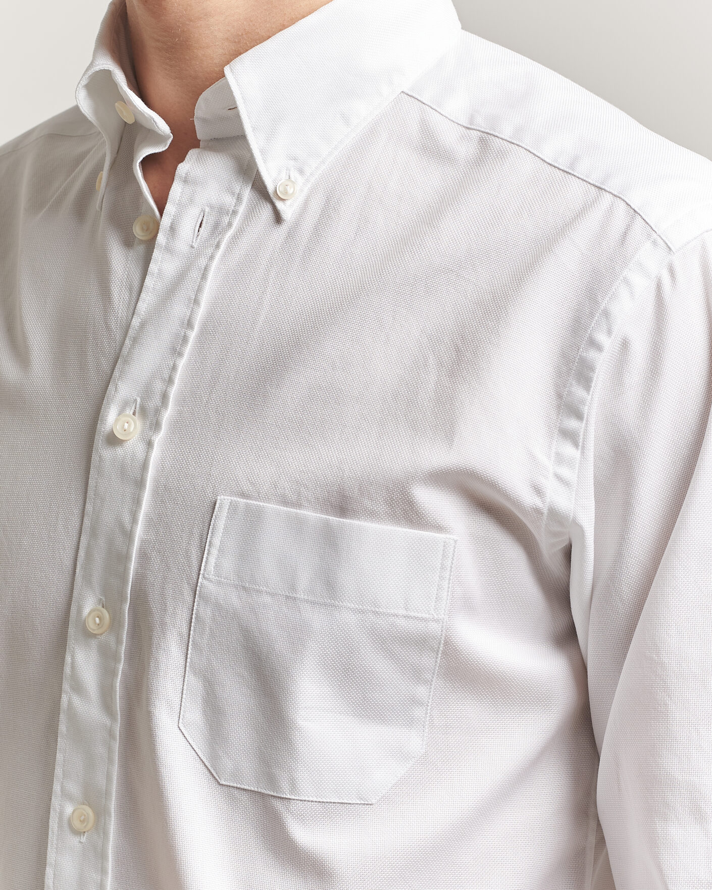 Herr | Skjortor | Eton | Slim Fit Royal Oxford Button Down White