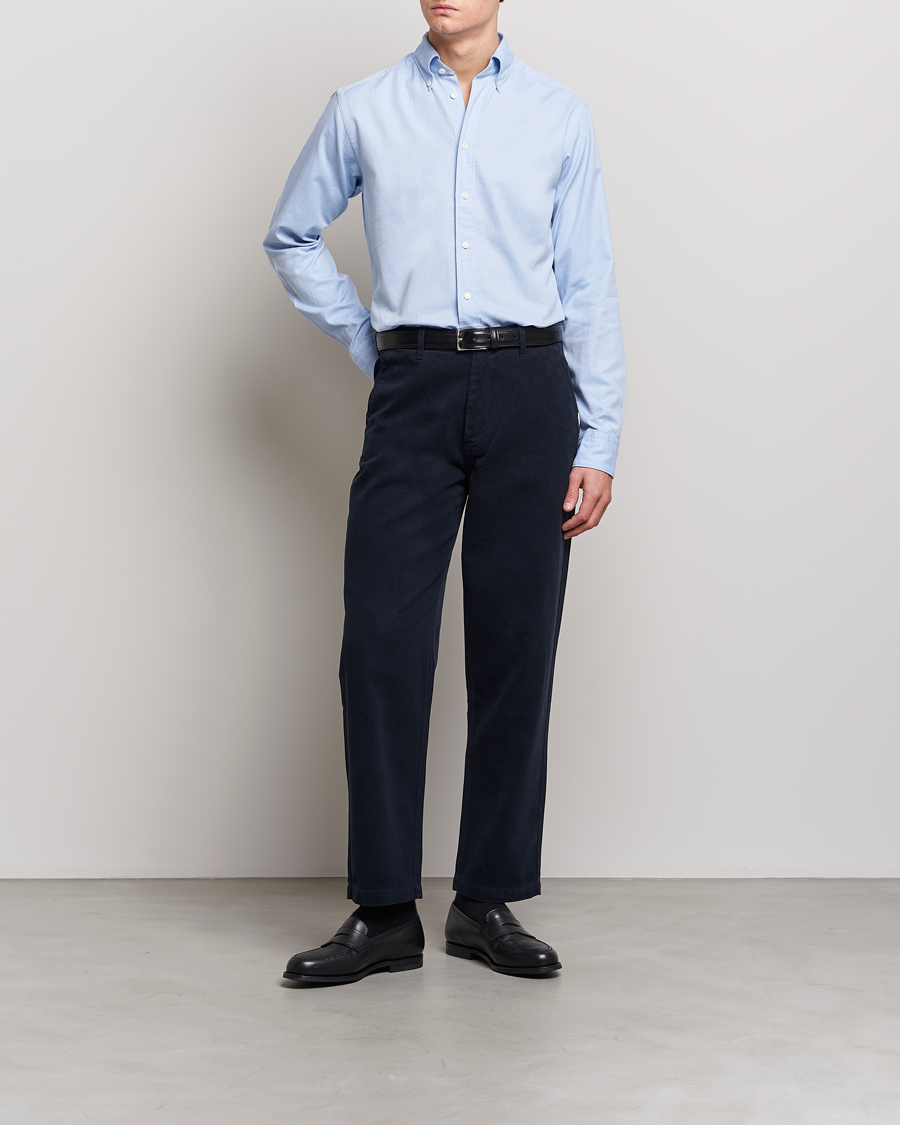 Herr | Skjortor | Eton | Slim Fit Royal Oxford Button Down Light Blue