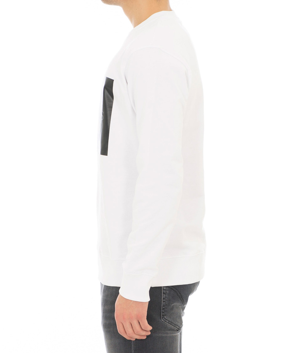 Herr | Tröjor | Calvin Klein Jeans | Monogram Box Logo Sweatshirt White