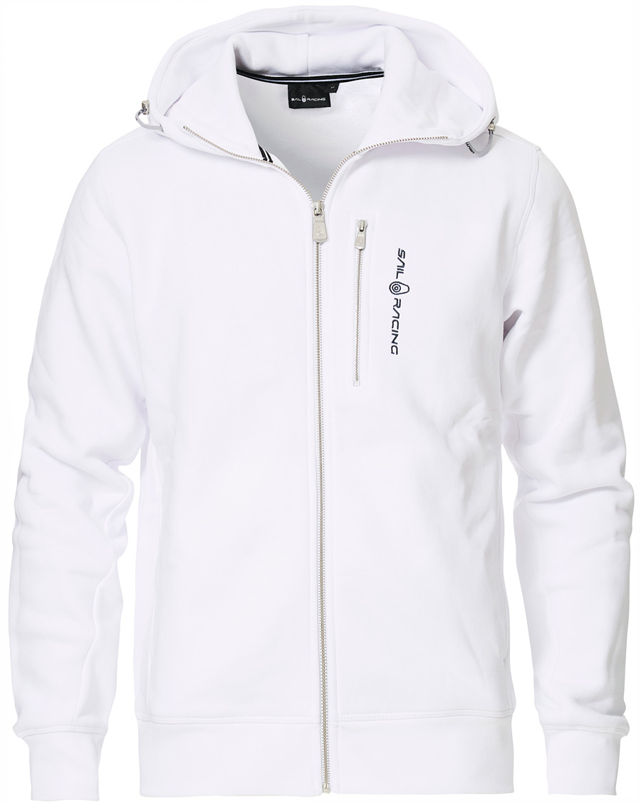 Herr | Tröjor | Sail Racing | Bowman Full Zip Hoodie White