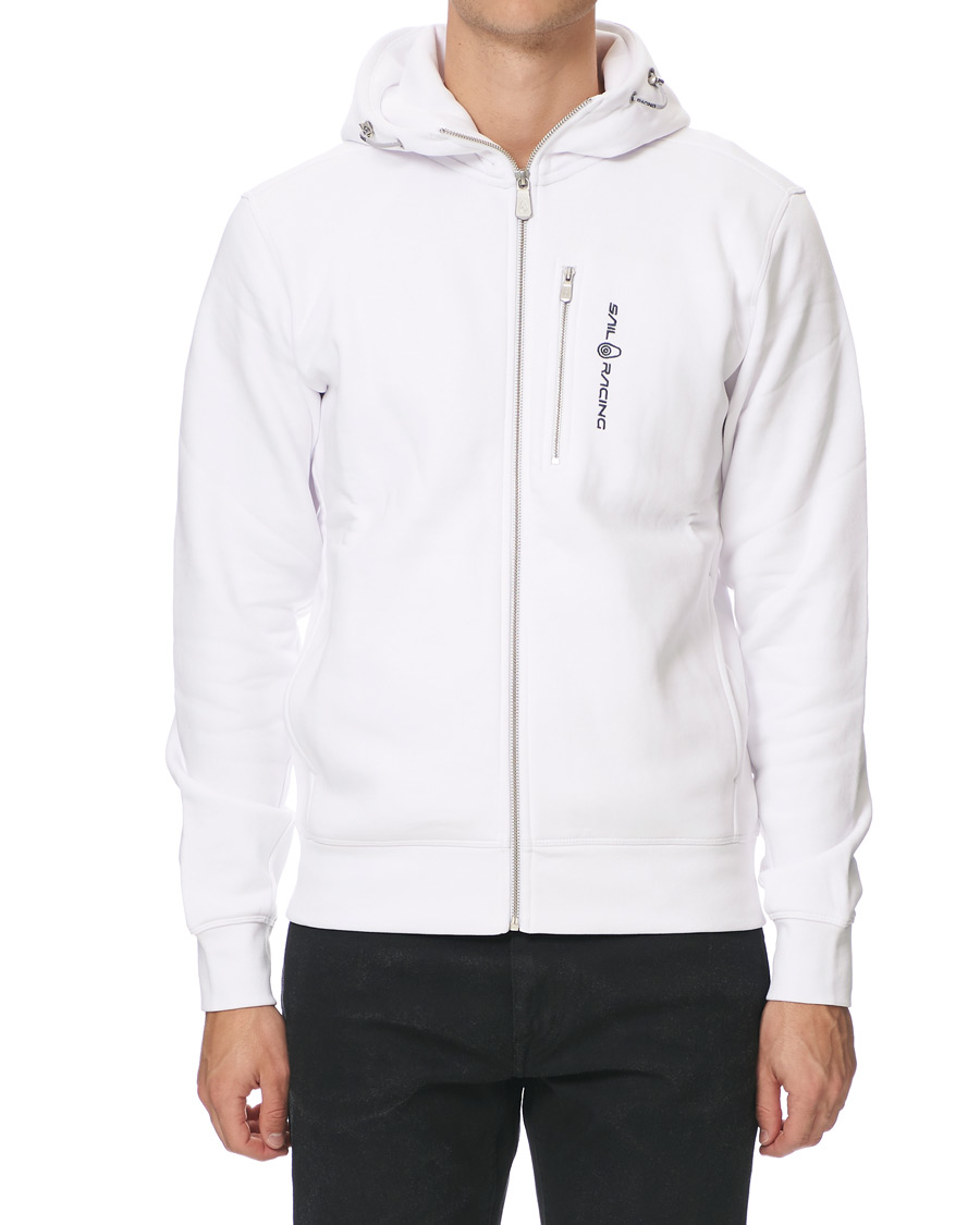 Herr | Tröjor | Sail Racing | Bowman Full Zip Hoodie White