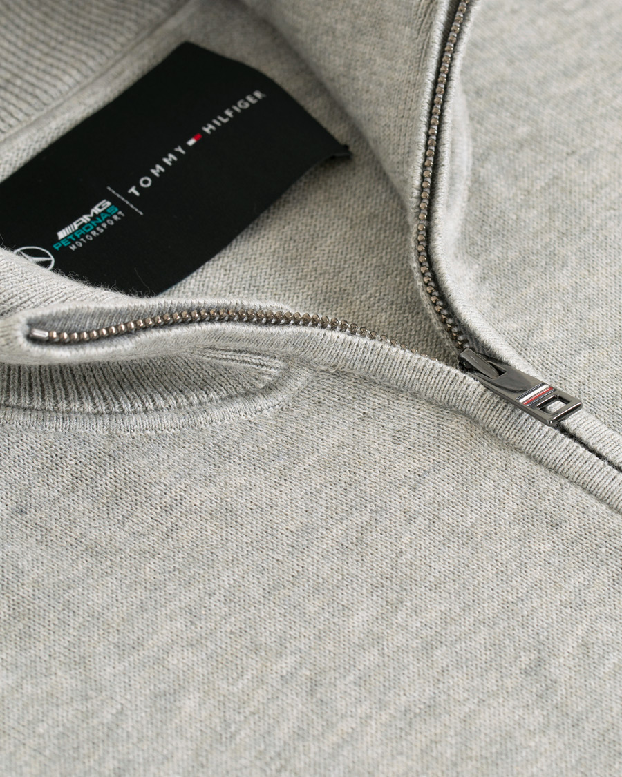 Herr | Tröjor | Tommy Hilfiger | Mercedes Benz Half Zip Cloud Heather