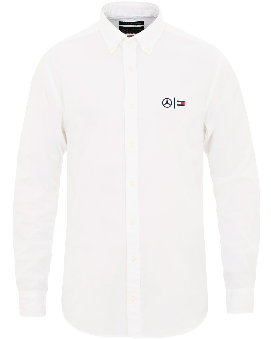 Herr | Skjortor | Tommy Hilfiger | Mercedes Benz Oxford Shirt Bright White
