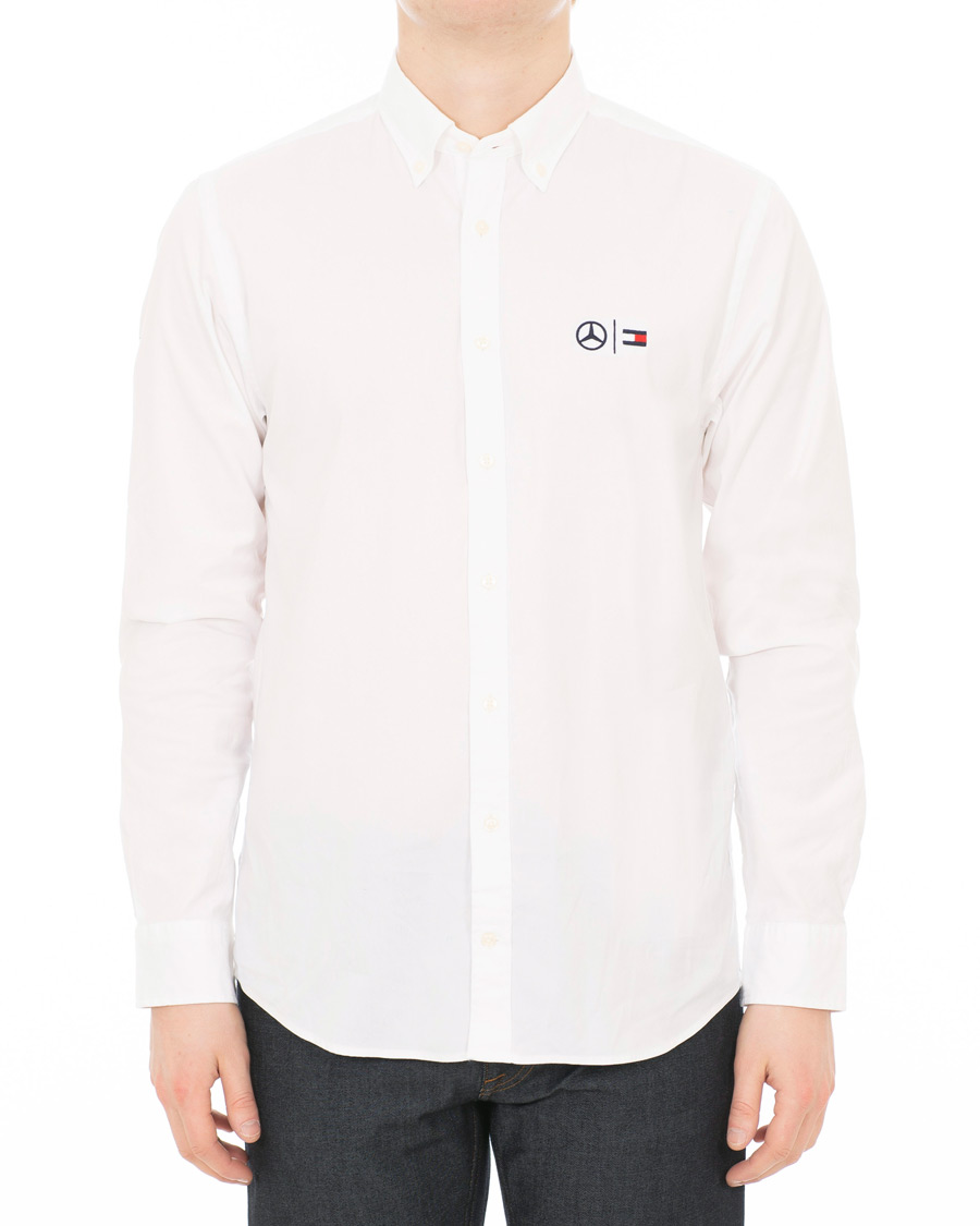 Herr | Skjortor | Tommy Hilfiger | Mercedes Benz Oxford Shirt Bright White