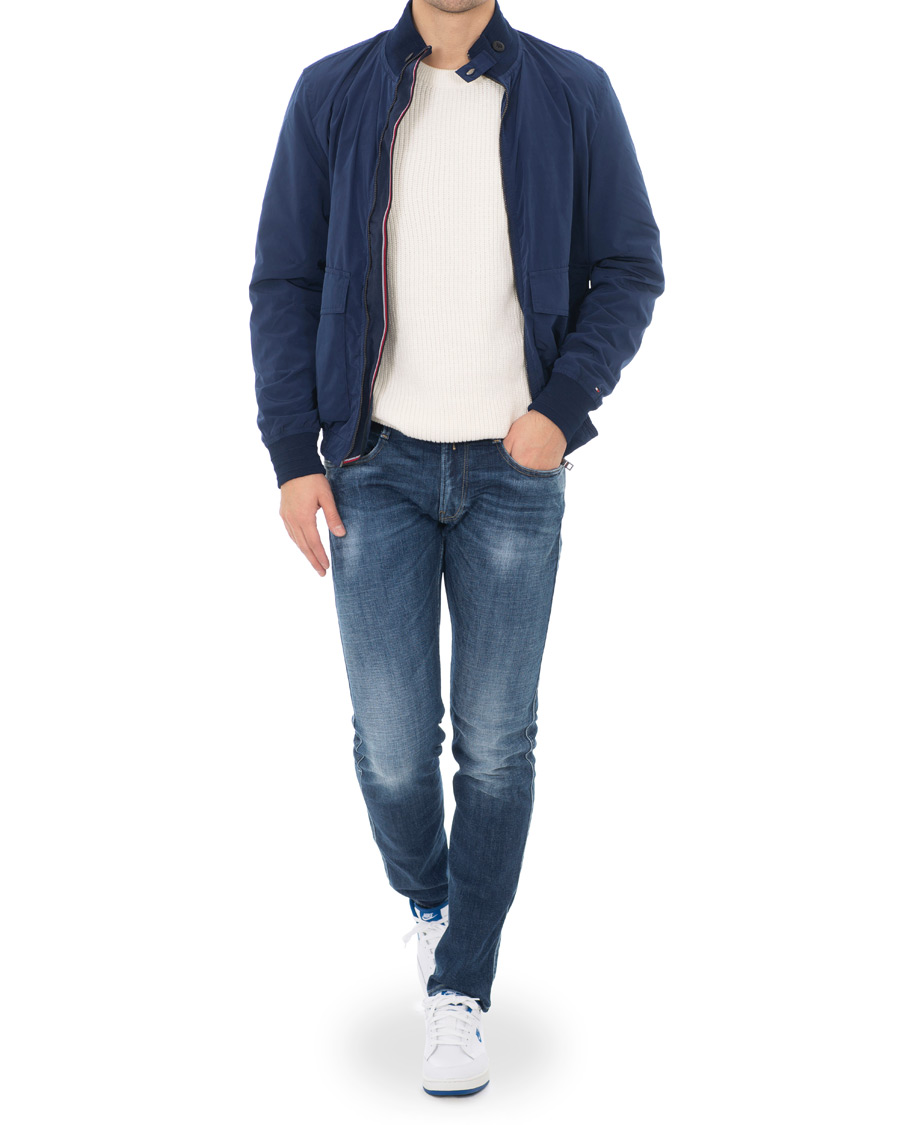 Herr | Jackor | Tommy Hilfiger | Harrington Jacket Light Marine Blue