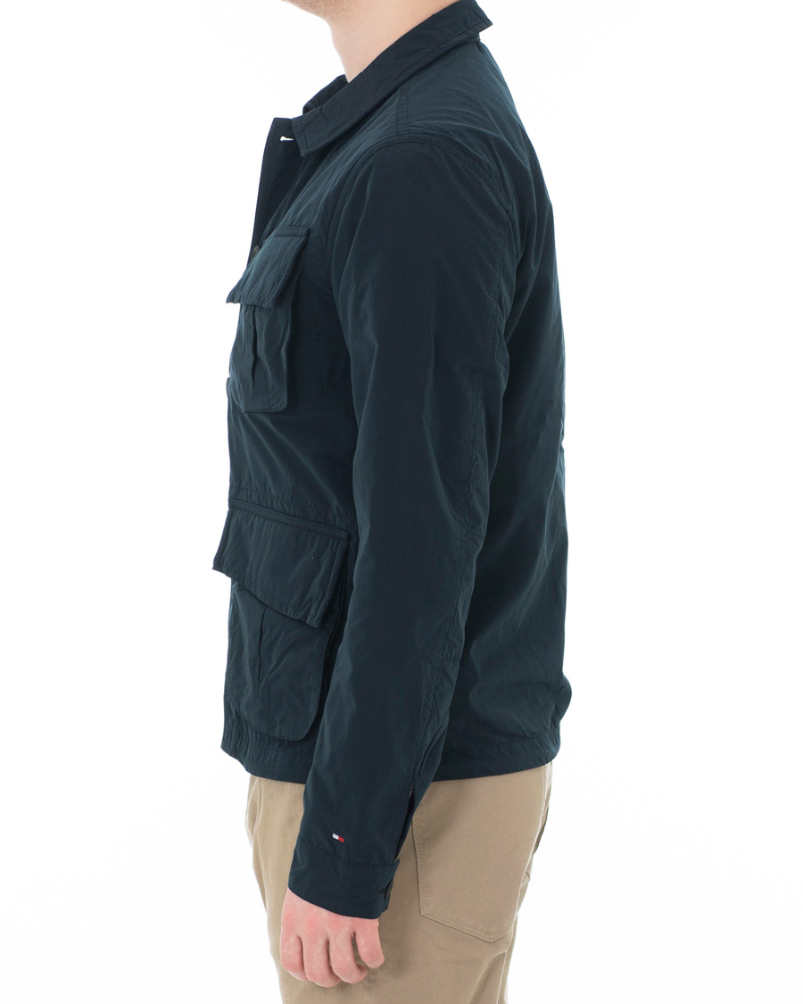 Herr | Jackor | Tommy Hilfiger | Peached Nylon Field Jacket Sky Captain