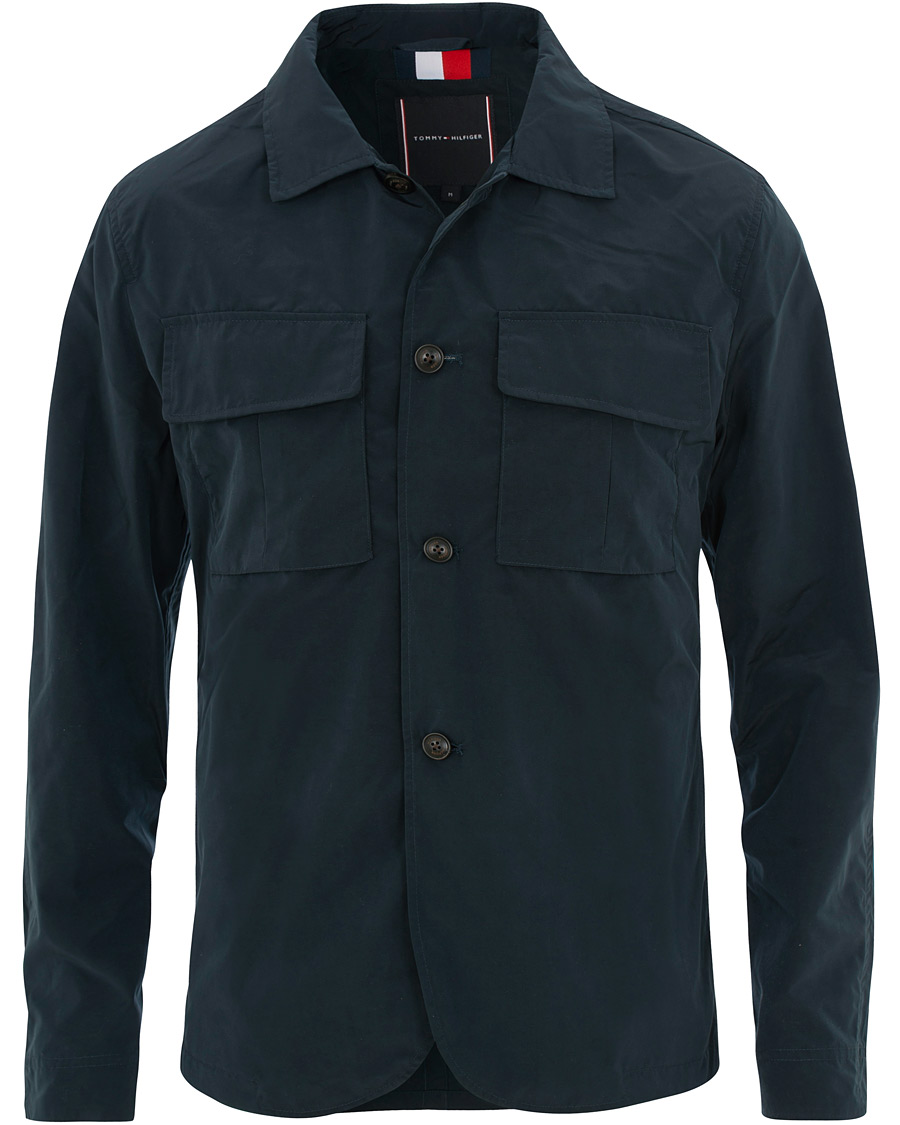 Herr | Skjortor | Tommy Hilfiger | Shirt Blazer Jacket Sky Captain