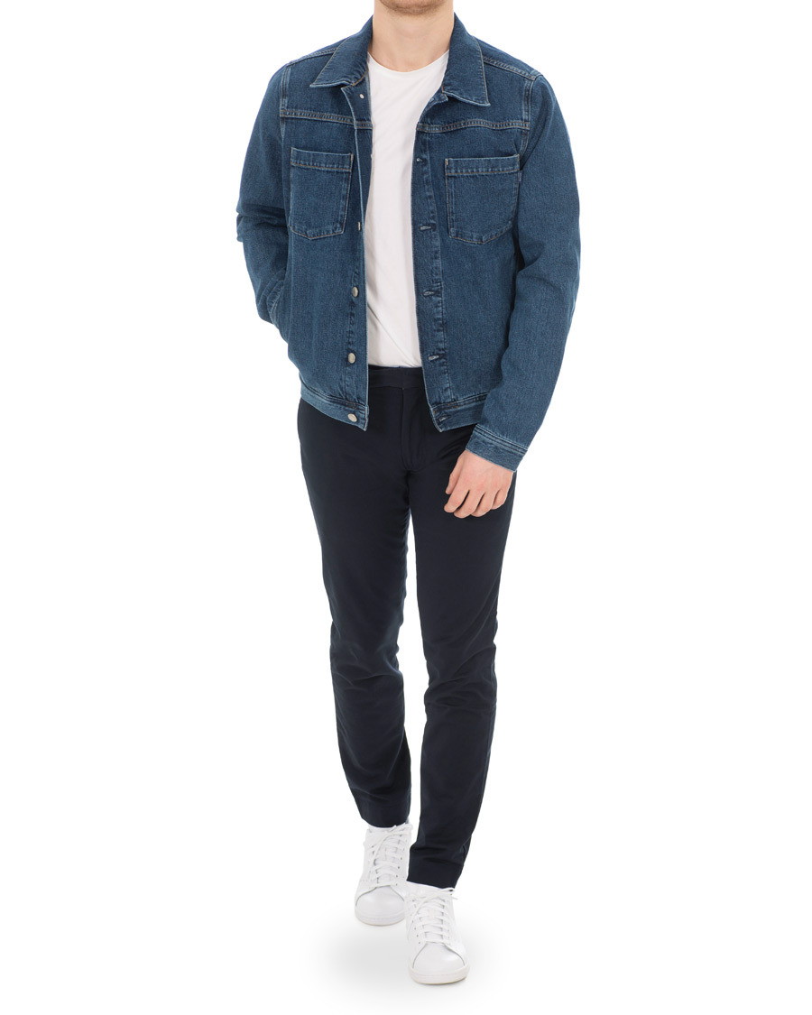 Herr | Jackor | GANT | Indigo Jeans Jacket Blue Wash