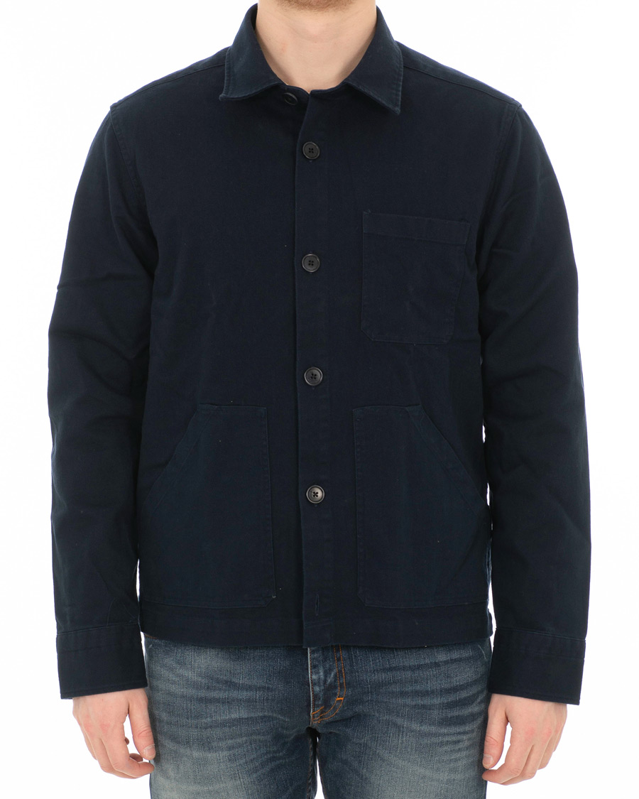 Herr | Skjortor | GANT | Heavy Twill Shirt Jacket Marine