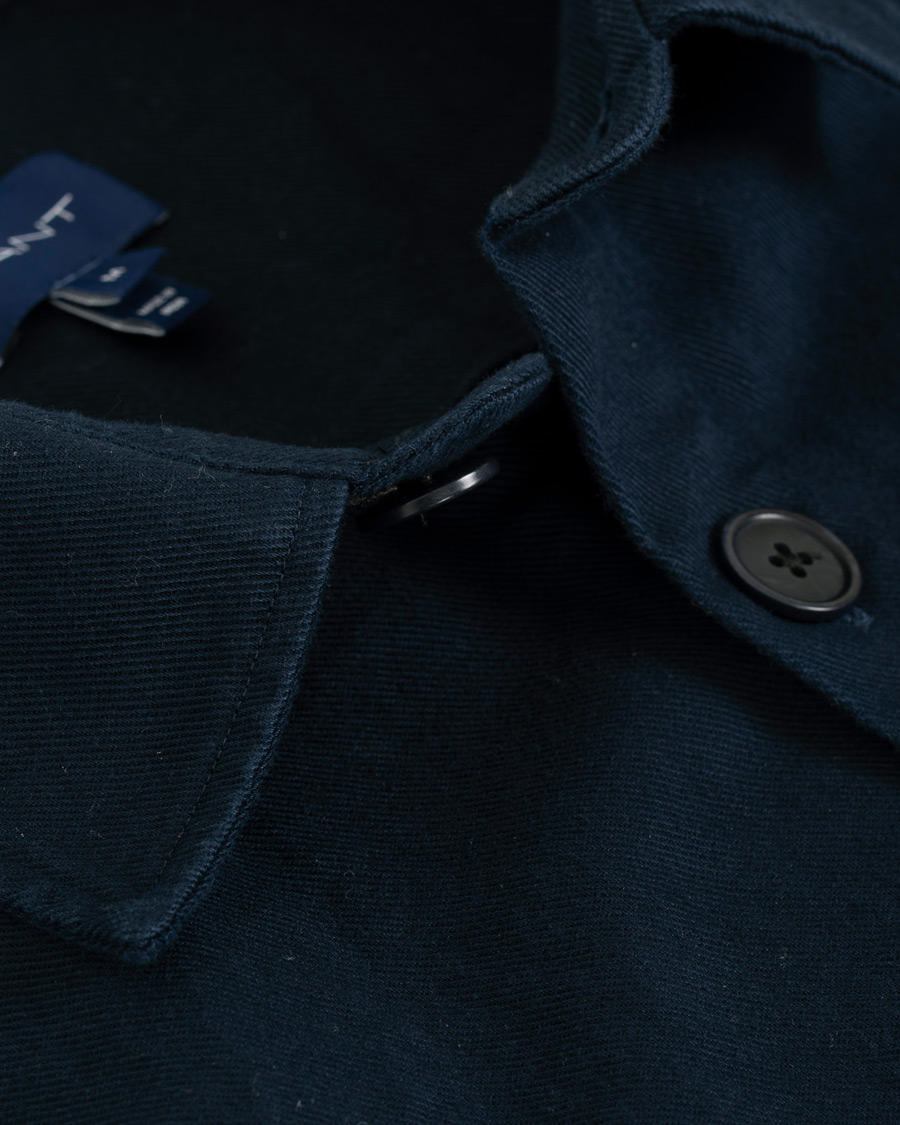 Herr | Skjortor | GANT | Heavy Twill Shirt Jacket Marine