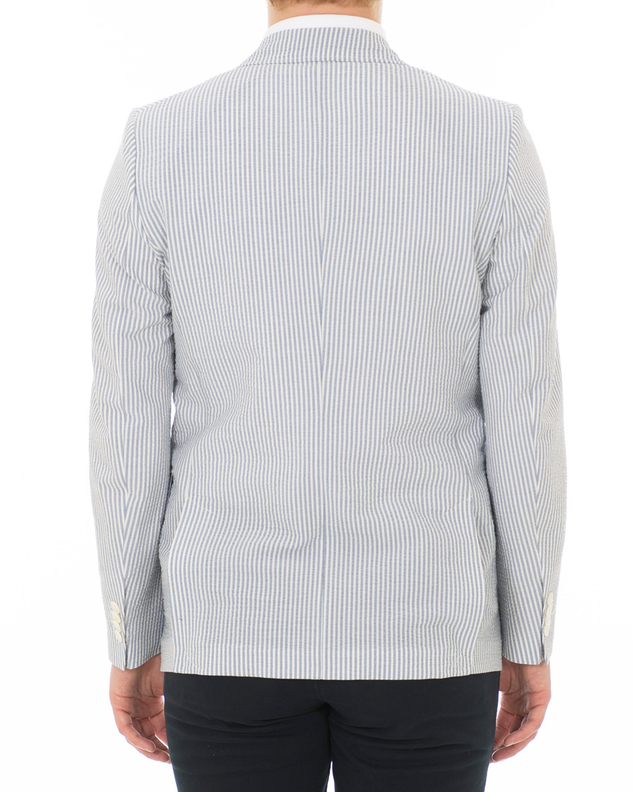 Herr | Kavajer | Gant | Seersucker Stripe Blazer Eggshell