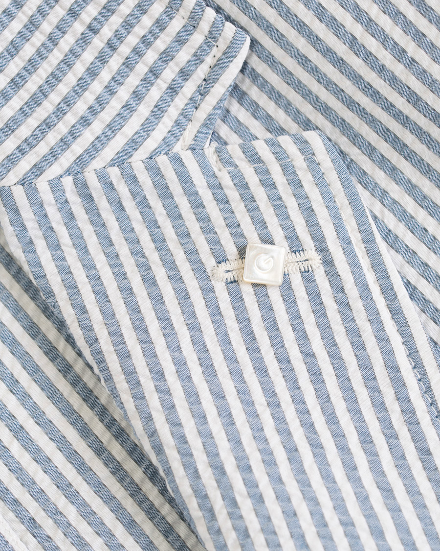 Herr | Kavajer | Gant | Seersucker Stripe Blazer Eggshell