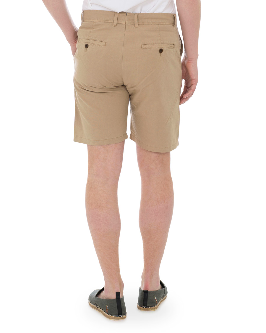 Herr | Shorts | GANT | Cotton/Linen Shorts Dark Khaki