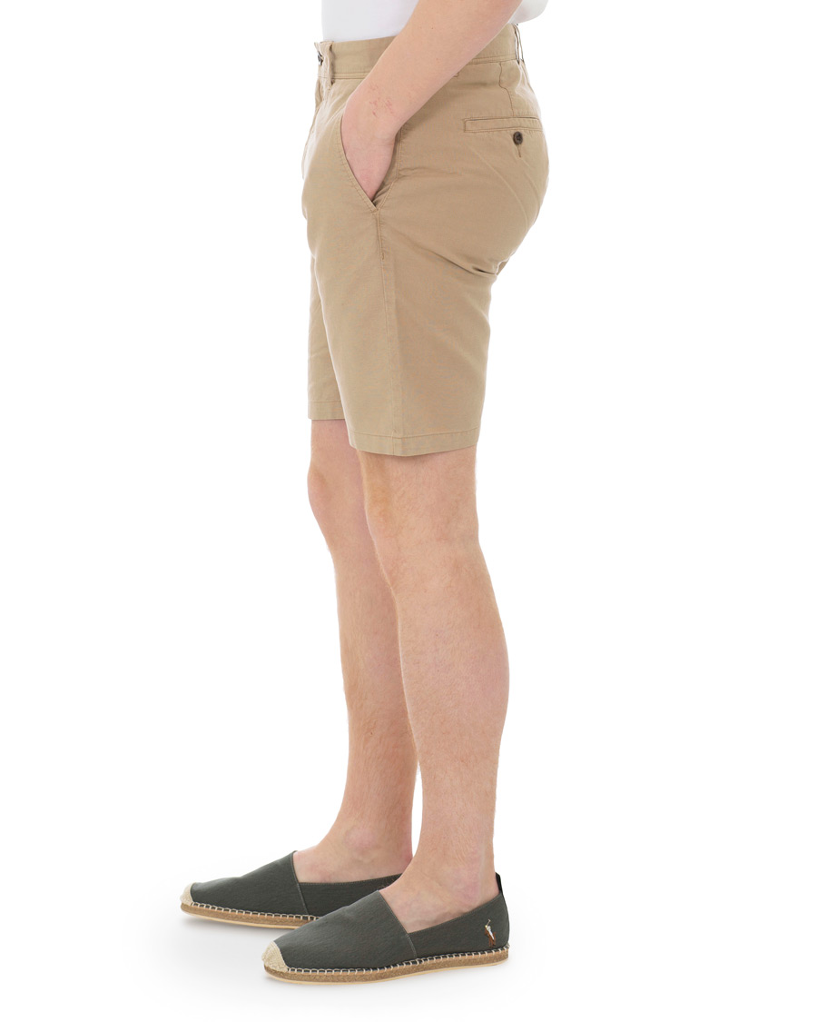 Herr | Shorts | GANT | Cotton/Linen Shorts Dark Khaki