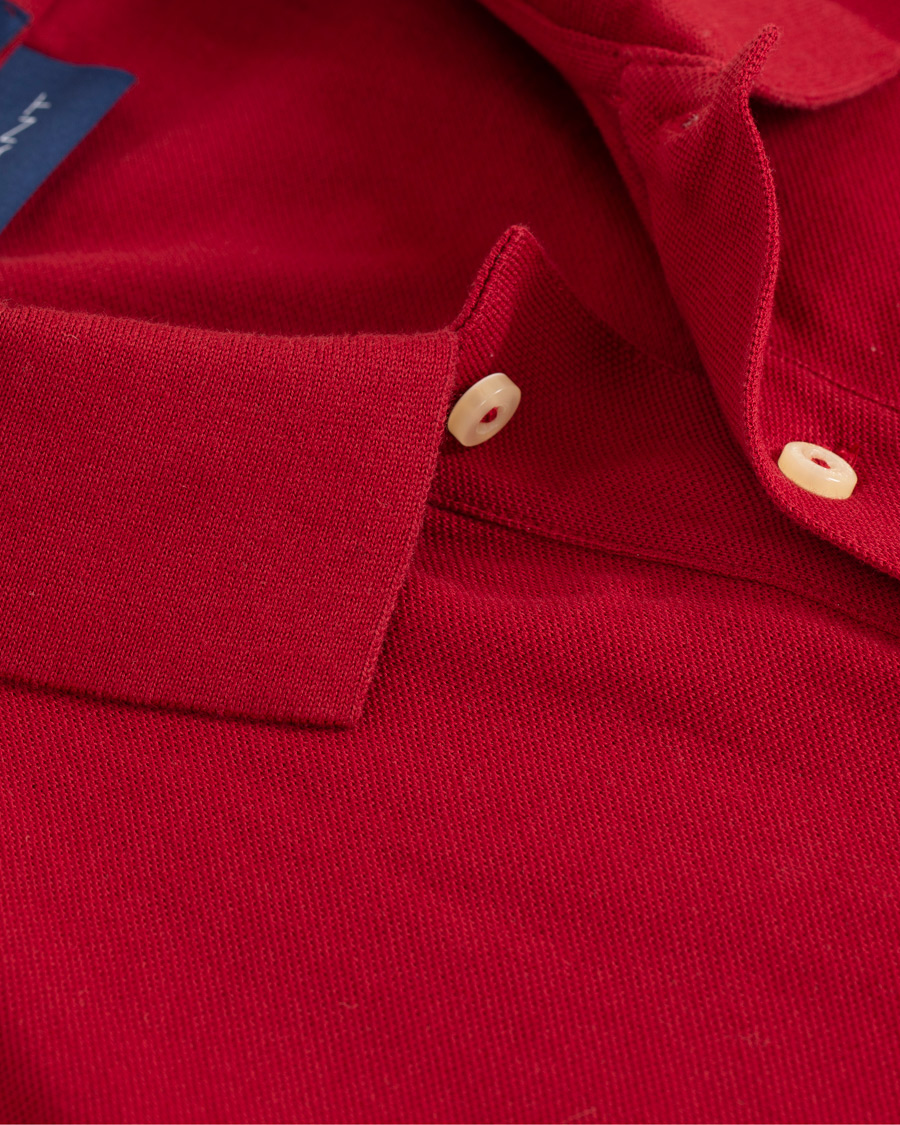 Herr | Pikéer | GANT | The Original Polo Mahogany Red