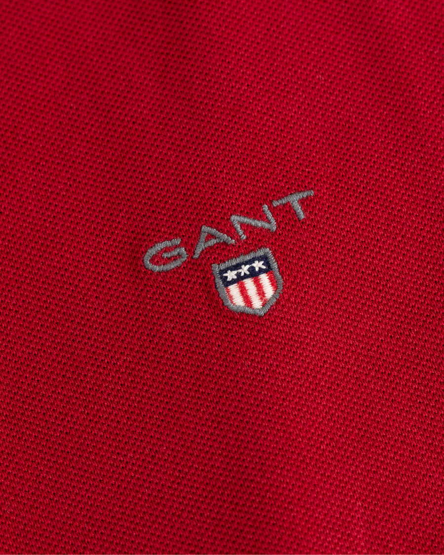 Herr | Pikéer | GANT | The Original Polo Mahogany Red