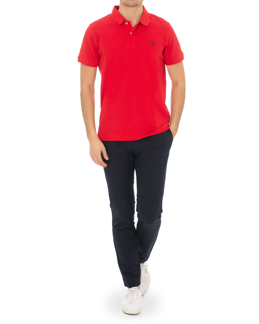Herr | Pikéer | GANT | Summer Polo Bright Red