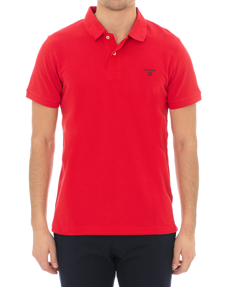 Herr | Pikéer | GANT | Summer Polo Bright Red