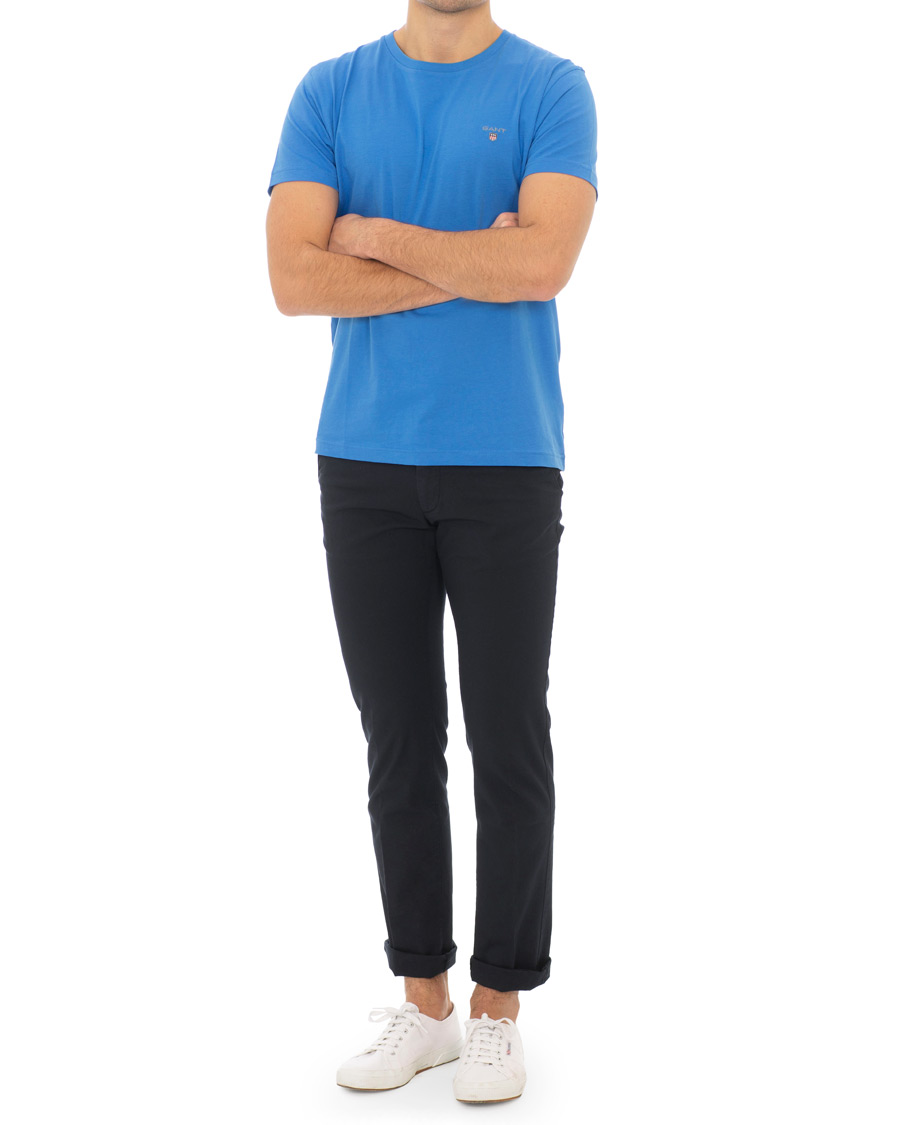 Herr | T-Shirts | GANT | Original Crew Neck Tee Palace Blue