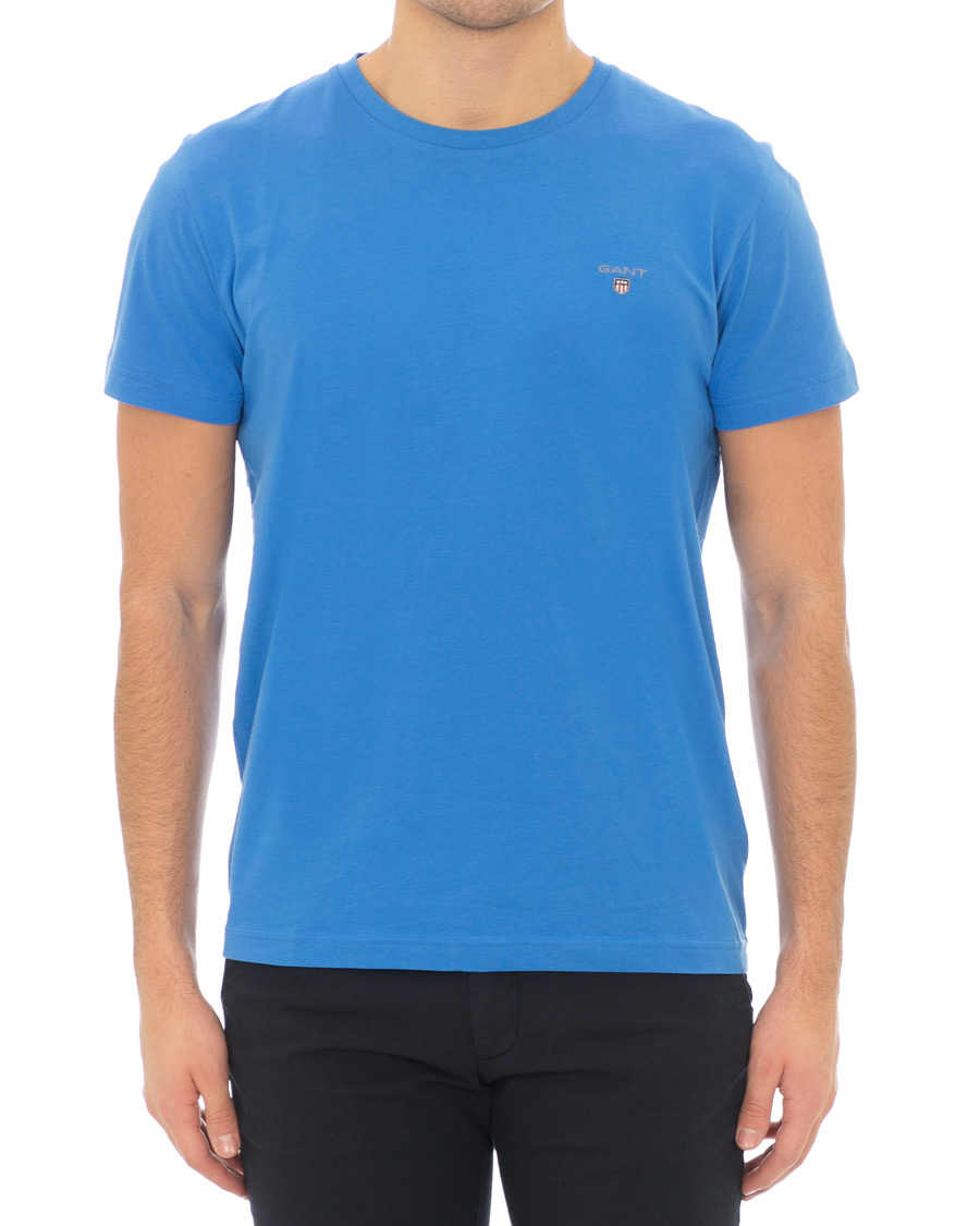 Herr | T-Shirts | GANT | Original Crew Neck Tee Palace Blue