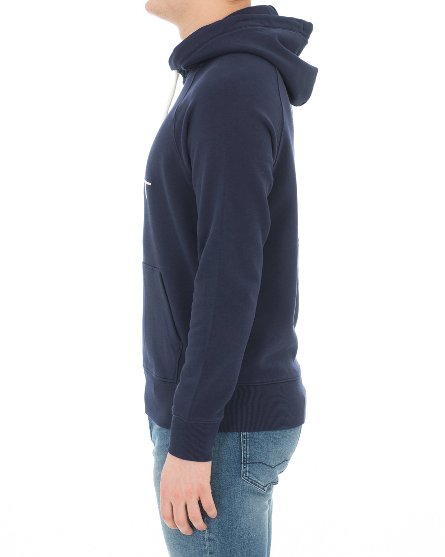 Herr | Tröjor | GANT | Lock Up Hoodie Evening Blue