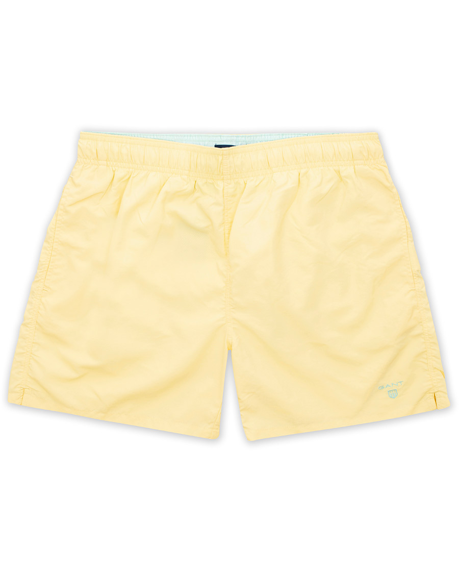 Herr | Badbyxor | GANT | Classic Swim Shorts Lemon