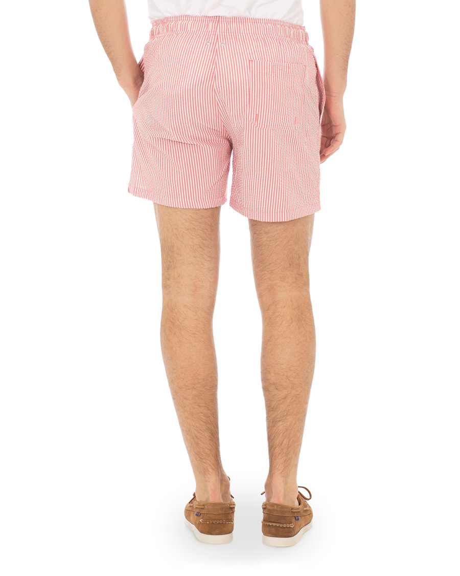 Herr | Badbyxor | GANT | Seersucker Swim Shorts Mineral Red
