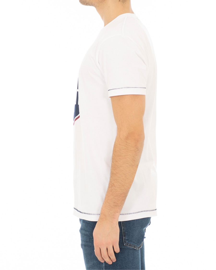 Herr | T-Shirts | GANT | Le Mans Crew Neck Tee White
