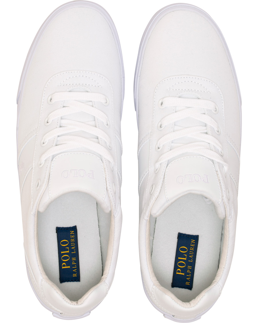 Herr | Polo Ralph Lauren Hanford Canvas Sneaker Pure White | Polo Ralph Lauren | Hanford Canvas Sneaker Pure White