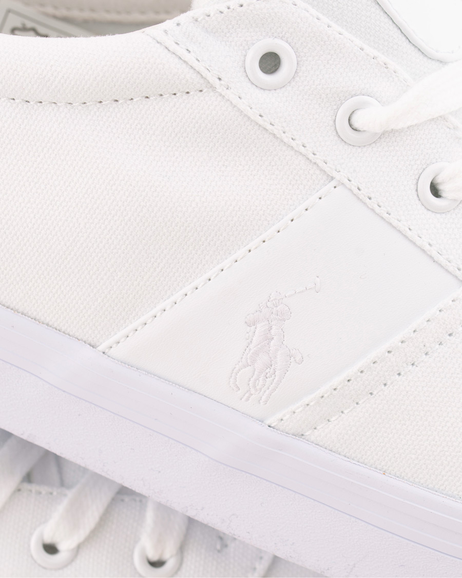 Herr | Polo Ralph Lauren Hanford Canvas Sneaker Pure White | Polo Ralph Lauren | Hanford Canvas Sneaker Pure White