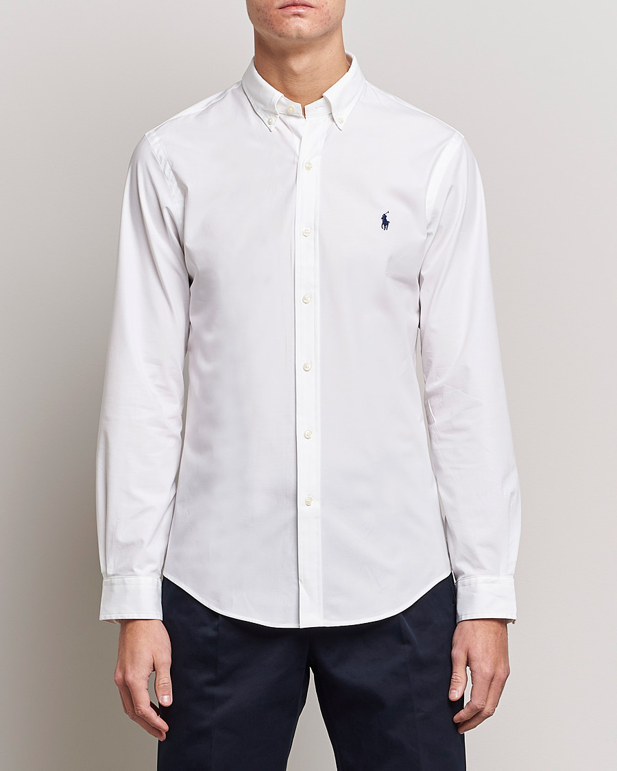 Herr | Casualskjortor | Polo Ralph Lauren | Slim Fit Shirt Poplin White
