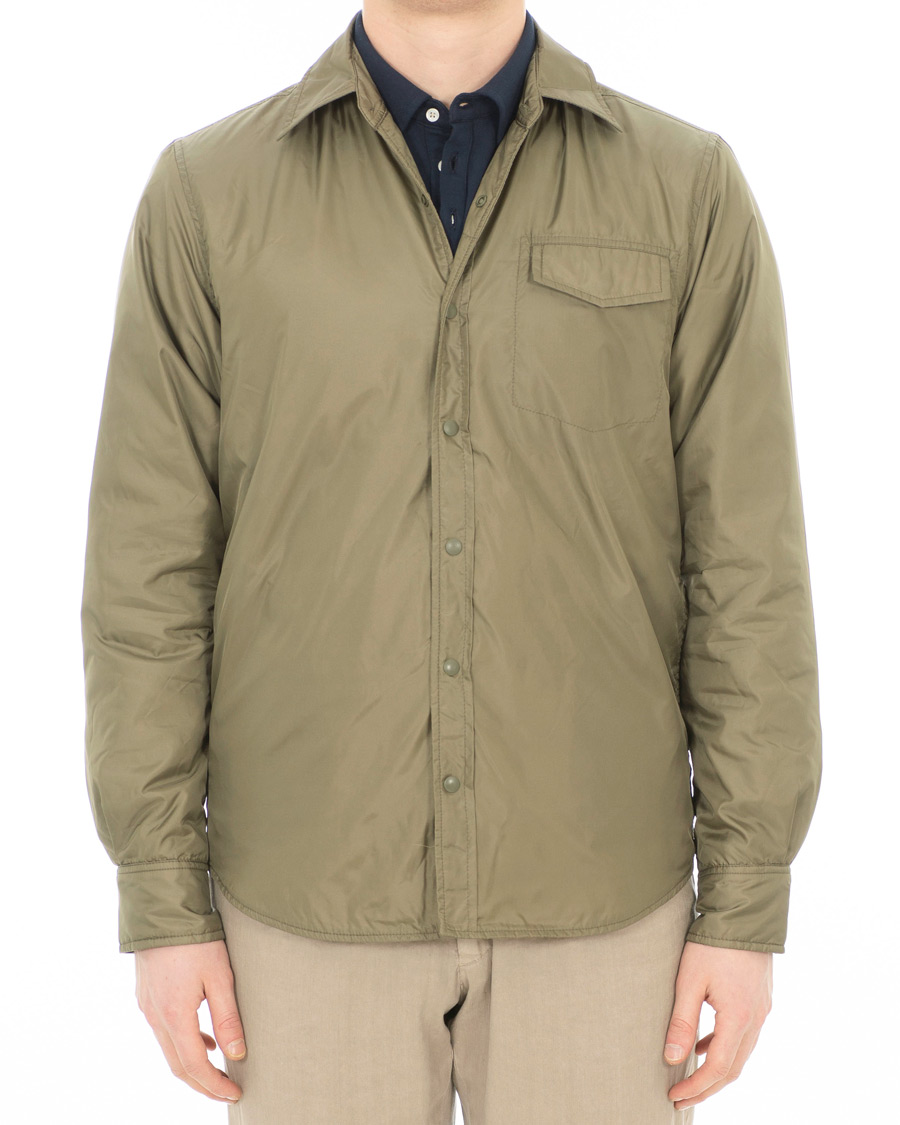 Herr | Skjortor | Aspesi | Marvin Nylon Shirt Jacket Light Green