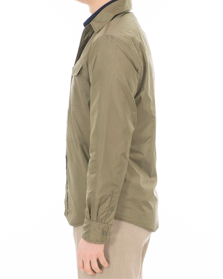 Herr | Skjortor | Aspesi | Marvin Nylon Shirt Jacket Light Green